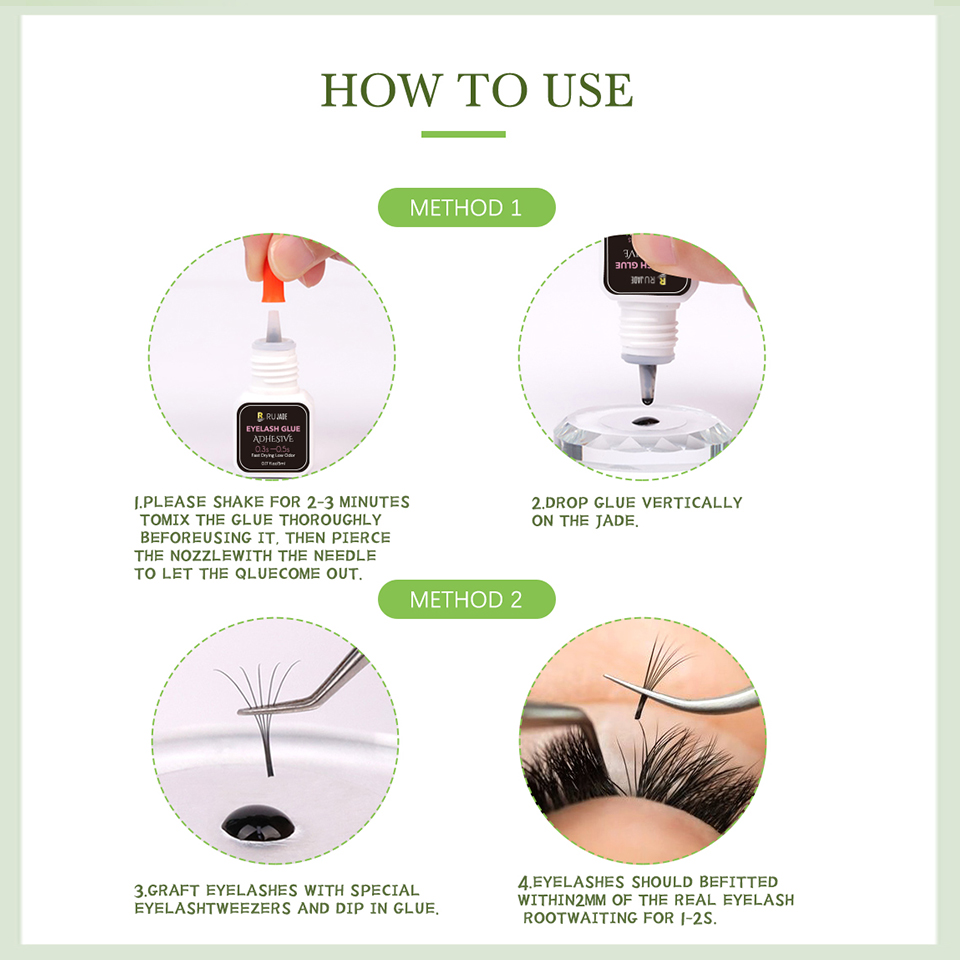 กาวติดขนตาปลอมสำหรับมืออาชีพ5/ - Eyelash Extension Eye Irritation บทวิจารณ์และราคา