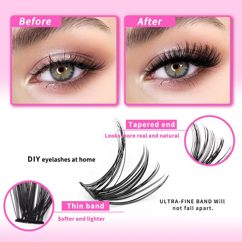 ชุดต่อขนตา DIY แบบช่อ ขนตาเส้น - Eyelash Extension Home Service บทวิจารณ์และราคา