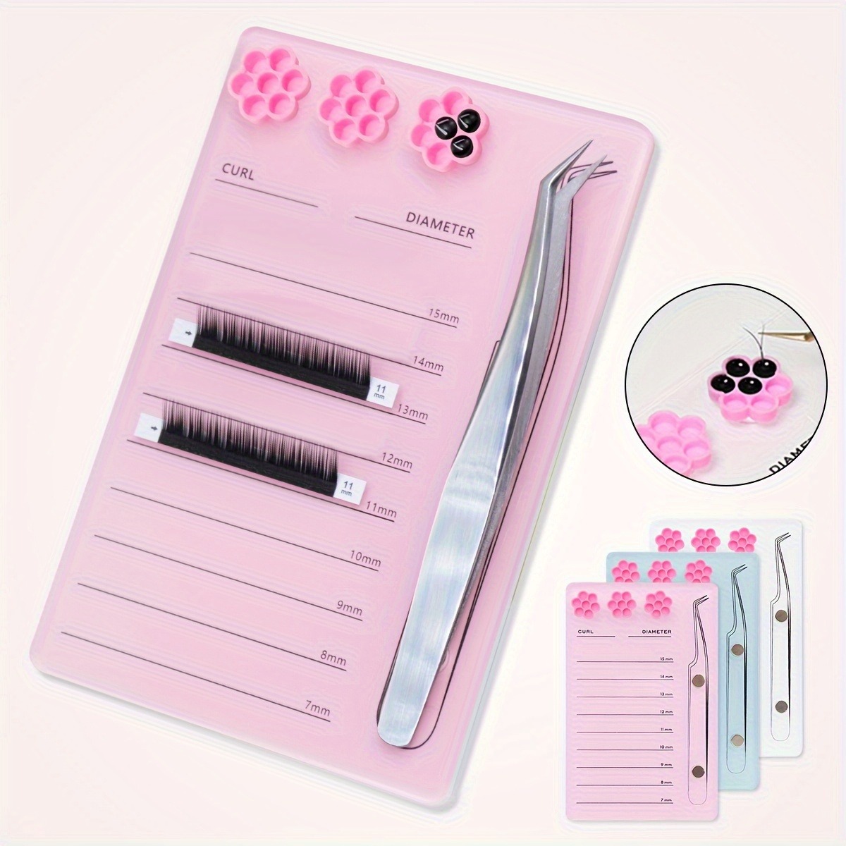 ที่วางขนตาปลอมแบบแม่เหล็ก อะคร - Eyelash Extension Menu บทวิจารณ์และราคา