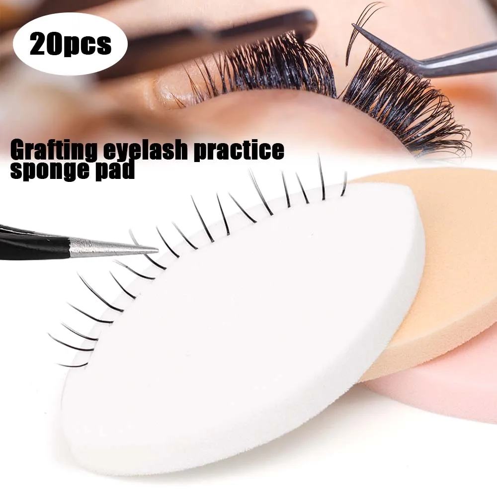 ฟองน้ํานุ่มขนตาปลอมแผ่นเริ่มต้ - Eyelash Extension Menu บทวิจารณ์และราคา
